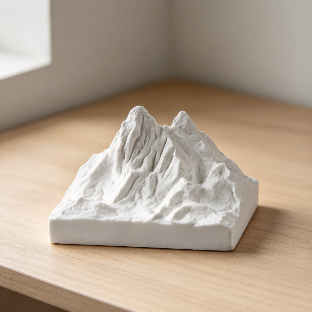 Luminous Base Gypsum Mountain Desk & Car Ornament