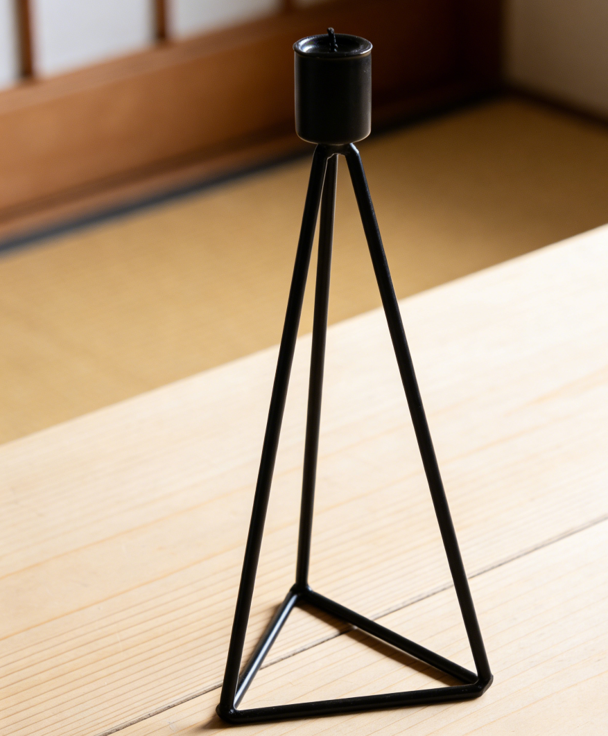 3-Piece Golden Nordic Minimalist Taper Candle Holders