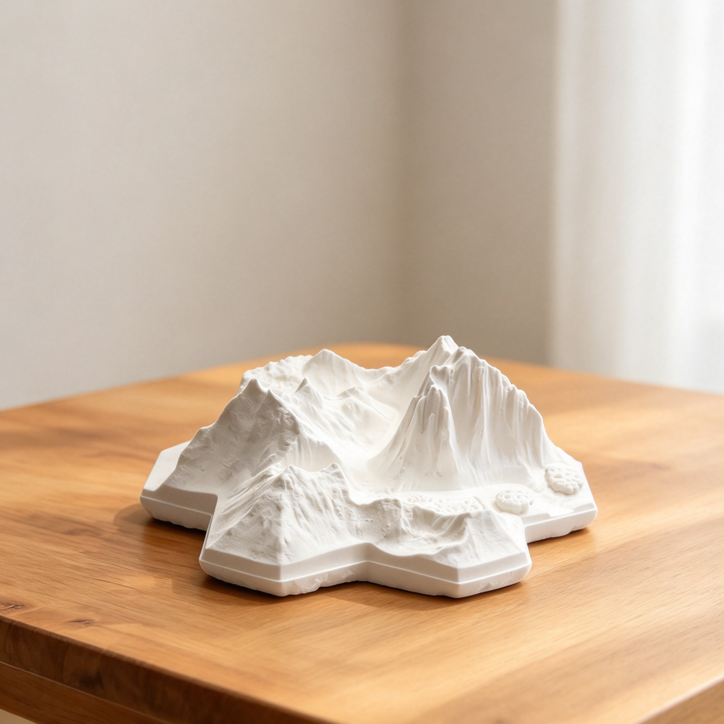 Mountain Peak Gypsum Diffuser Stone Statue 4.7x2.4 In - Image 2