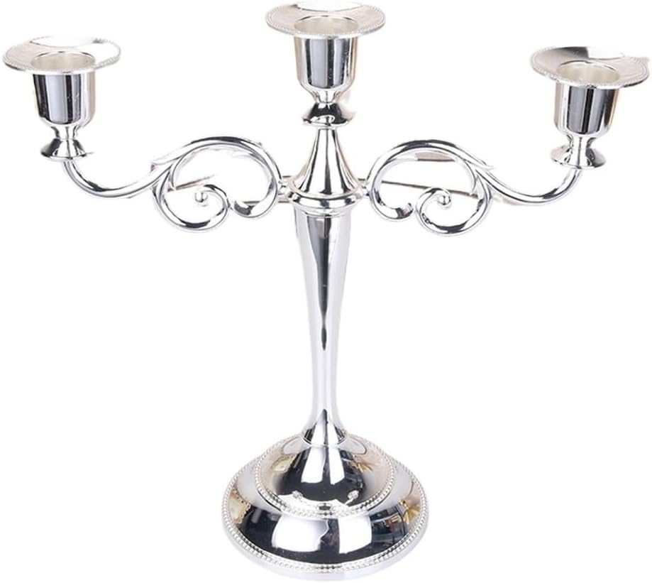 Three-Head European Vintage Candlestick Decor
