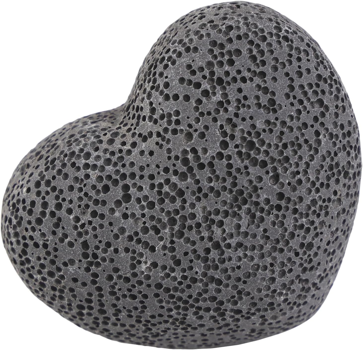 2-Piece Black Heart-Shaped Lava Rock Oil Diffusers