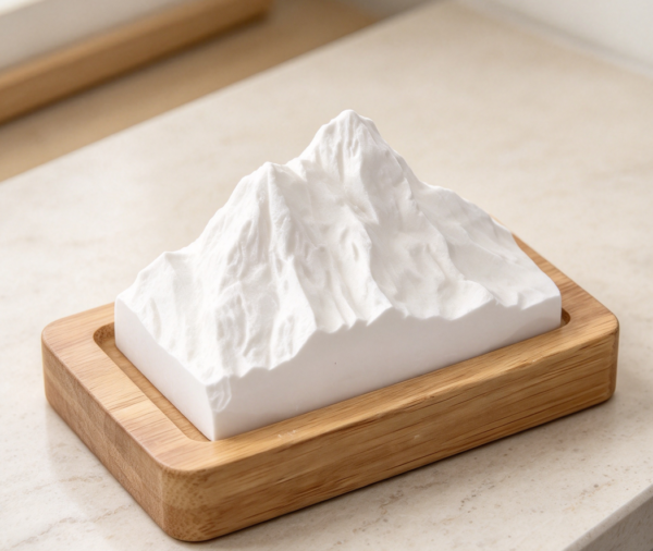 3-Piece Snow Mountain Passive Oil Diffuser Stone Set